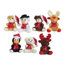  Karácsonyi plüssök 12cm plüssfigura