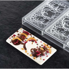  Karácsonyi polikarbonát forma - hóember, rénszarvas, télapó sütés és főzés