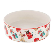  Karácsonyi porcelán kutyatál kedvencünknek - 460 ml kutyatál