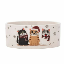 Karácsonyi porcelán macskatál kedvencünknek - 330 ml macskatál