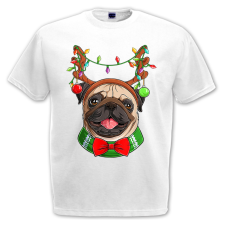  Karácsonyi Pug - Karácsonyi Férfi Póló férfi póló