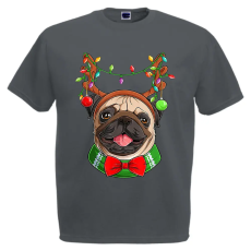  Karácsonyi Pug - Karácsonyi Férfi Póló