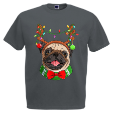  Karácsonyi Pug - Karácsonyi Férfi Póló férfi póló