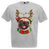  Karácsonyi Pug - Karácsonyi Férfi Póló