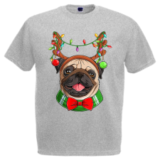 Karácsonyi Pug - Karácsonyi Férfi Póló férfi póló