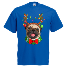  Karácsonyi Pug - Karácsonyi Férfi Póló