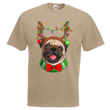  Karácsonyi Pug - Karácsonyi Férfi Póló férfi póló
