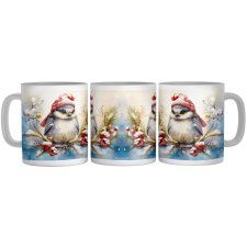  Karácsonyi ruhás cinege - Bögre bögrék, csészék