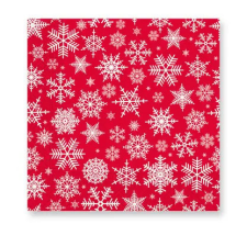  Karácsonyi Snowflakes szalvéta 20 db-os 33x33 cm party kellék