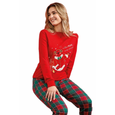 Karácsonyi témájú női pizsama GP6096 Piros L-XL INTL hálóing, pizsama