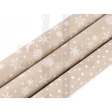  Karácsonyi természetes csomagoló papír - 70x200 cm dekorációs kellék