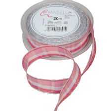  Karácsonyi textil szalag FREDERIC 25mmx20m dekorációs kellék