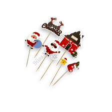  Karácsonyi torta és muffin dekoráló szett, 7 részes konyhai eszköz