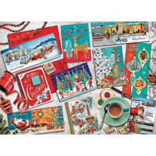 Karácsonyi üdvözletek kirakós COBBLE HILL 1000 darabos puzzle, kirakós