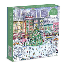 karácsonyi város puzzle 1000 darabos puzzle, kirakós