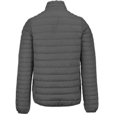 KARIBAN bélelt meleg és ultrakönnyű férfi kabát KA6120, Marl Dark Grey-4XL