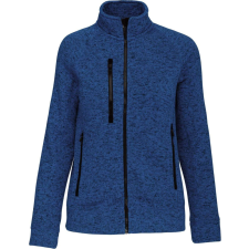 KARIBAN cipzáras Női dzseki KA9107, Light Royal Blue Mélange-XS női dzseki, kabát