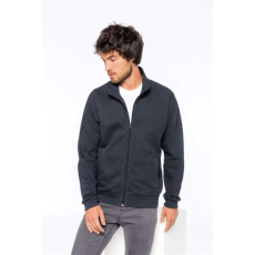 KARIBAN Dzseki Kariban cipzáras polár unisex, oxford grey, S