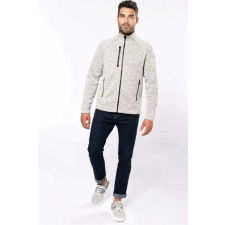 KARIBAN Dzseki Kariban férfi cipzáras férfi (100%poliészter) light royal blue mélange, 4XL munkaruha
