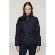 KARIBAN Dzseki Kariban női bélelt cipzáros női (100%poliészter) black/black, L
