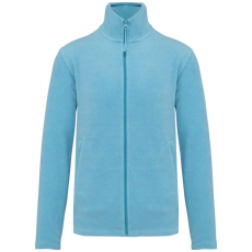 KARIBAN FALCO cipzáras mikropolár pulóver KA911, Cloudy Blue Heather-2XL