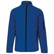 KARIBAN Férfi 3 rétegű softshell dzseki, Kariban KA401, Dark Royal Blue-XL