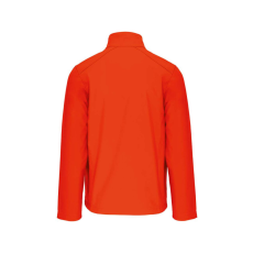 KARIBAN Férfi 3 rétegű softshell dzseki, Kariban KA401, Fluorescent Orange-2XL