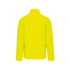 KARIBAN Férfi 3 rétegű softshell dzseki, Kariban KA401, Fluorescent Yellow-2XL férfi kabát, dzseki