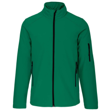 KARIBAN Férfi 3 rétegű softshell dzseki, Kariban KA401, Kelly Green-XL