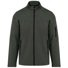 KARIBAN Férfi 3 rétegű softshell dzseki, Kariban KA401, Marl Green-L férfi kabát, dzseki