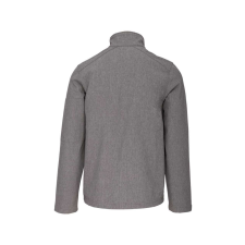 KARIBAN Férfi 3 rétegű softshell dzseki, Kariban KA401, Marl Grey-2XL férfi kabát, dzseki