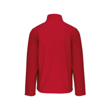 KARIBAN Férfi 3 rétegű softshell dzseki, Kariban KA401, Red-XL férfi kabát, dzseki