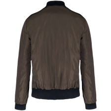 KARIBAN Férfi bélelt dzseki, ujján zsebbel, Kariban KA6122, Deep Khaki-XL férfi kabát, dzseki