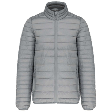 KARIBAN Férfi bélelt meleg és ultrakönnyű kabát , Kariban KA6120, Marl Silver-3XL férfi kabát, dzseki