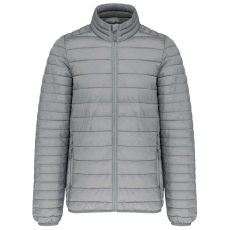 KARIBAN Férfi bélelt meleg és ultrakönnyű kabát , Kariban KA6120, Marl Silver-4XL