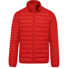 KARIBAN Férfi bélelt meleg és ultrakönnyű kabát , Kariban KA6120, Red-4XL