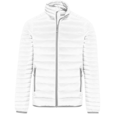 KARIBAN Férfi bélelt meleg és ultrakönnyű kabát , Kariban KA6120, White-S férfi kabát, dzseki