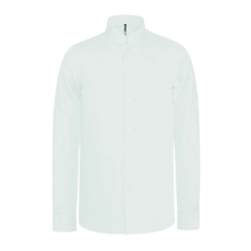 KARIBAN Férfi ing Kariban KA515 Men'S Long-Sleeved Mandarin Collar Shirt -3XL, White