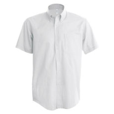KARIBAN Férfi ing Kariban KA535 Men'S Short-Sleeved Oxford Shirt -2XL, White