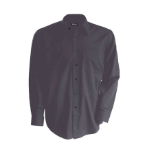 KARIBAN Férfi ing Kariban KA541 Men'S Long-Sleeved Cotton poplin Shirt -M, Zinc