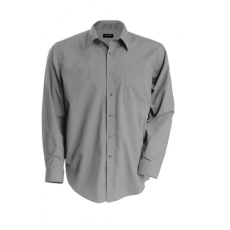 KARIBAN Férfi ing Kariban KA545 Jofrey > Long-Sleeved Shirt -3XL, Marl Storm Grey