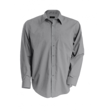 KARIBAN Férfi ing Kariban KA545 Jofrey > Long-Sleeved Shirt -M, Silver