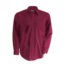 KARIBAN Férfi ing Kariban KA545 Jofrey > Long-Sleeved Shirt -XL, Wine