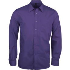 KARIBAN Férfi ing Kariban KA545 Jofrey > Long-Sleeved Shirt -XS, Purple