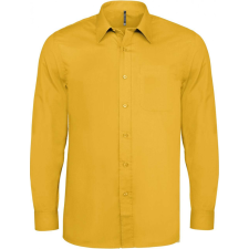 KARIBAN Férfi ing Kariban KA545 Jofrey > Long-Sleeved Shirt -XS, Yellow férfi ing