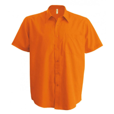 KARIBAN Férfi ing Kariban KA551 Ace - Short-Sleeved Shirt -2XL, Orange