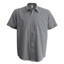 KARIBAN Férfi ing Kariban KA551 Ace - Short-Sleeved Shirt -3XL, Silver férfi ing