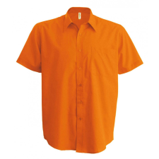 KARIBAN Férfi ing Kariban KA551 Ace - Short-Sleeved Shirt -4XL, Orange férfi ing