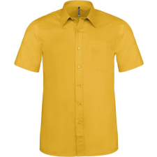 KARIBAN Férfi ing Kariban KA551 Ace - Short-Sleeved Shirt -6XL, Yellow férfi ing
