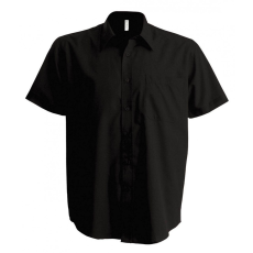 KARIBAN Férfi ing Kariban KA551 Ace - Short-Sleeved Shirt -M, Brown
